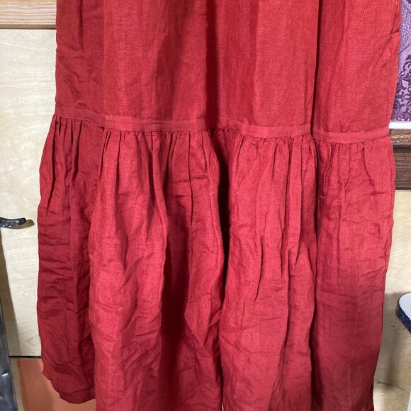 Sundance red linen dress - Picture 7 of 7